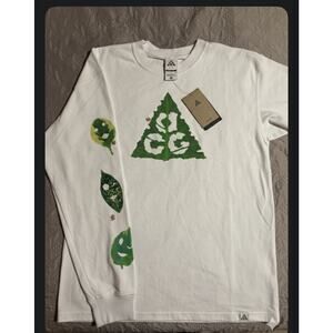 Nike ACG Long Sleeve Ants T-Shirt White HJ0802-121 Men’s Size Small New